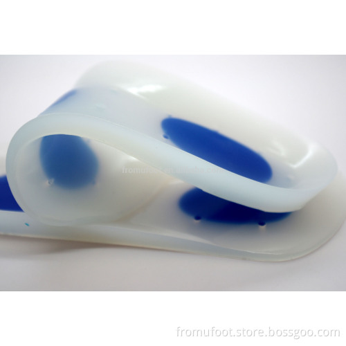 ZRWD06 messages gel insole foot heel pain Forefoot pain A bone spur plantar fascia silica suspension fromufoot silicone insoles